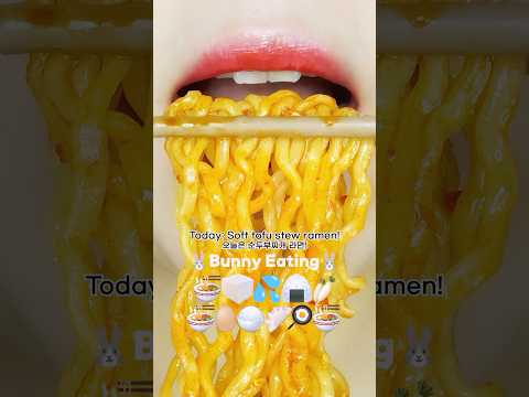 🔥 Spicy Soft Tofu Stew & Ramen & Kimbap 😋 Emoji Food Mukbang