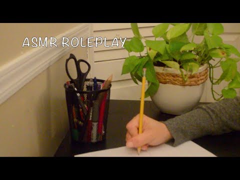 Asmr - Teacher Roleplay - (with guided imagery and rain sounds)