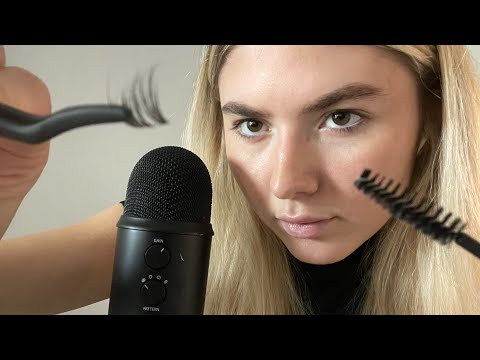 ASMR- Ich mache dir neue Wimpern und massiere deine Augen 🙂‍↔️