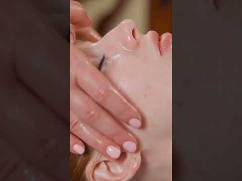 ASMR relaxing neck and facial massage for girl #asmrmassage