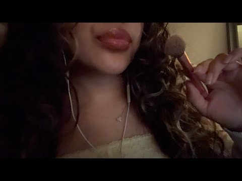 ASMR doing your makeup fast !