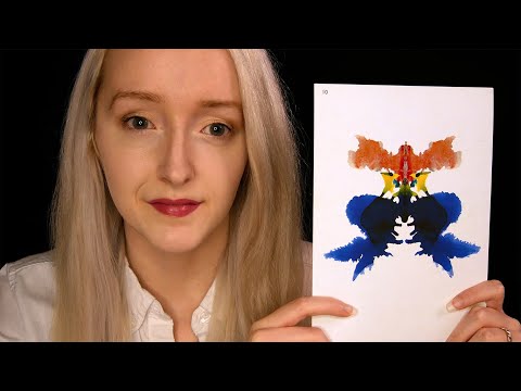 ASMR Inkblot Test | Psychologist Medical Exam 4K