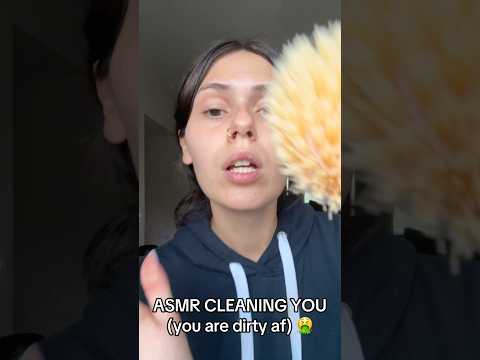 ASMR cleaning YOU #asmrtriggers #asmr #cleaning #fypシ #triggers #calming #lofi #asmrvideo