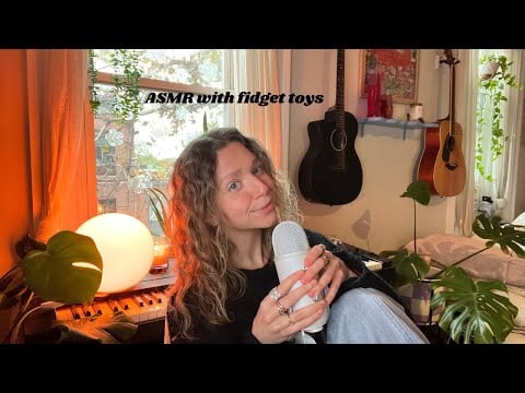ASMR with fidget toys