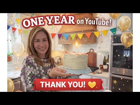 ASMR | One Year on YouTube 🎉 Cozy Cake Baking & Decorating Celebration (Whispered) 