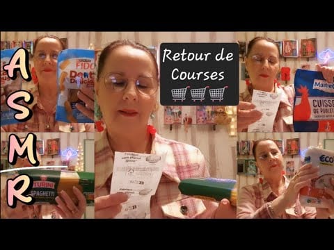 ASMR FRANÇAIS : " RETOUR DE COURSES " 🛒🛒🛒