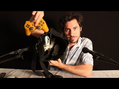 ASMR Combien de manettes dans mon sac en cuir ?