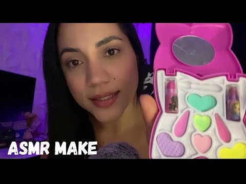 ASmr make na Tais/Leinha asmr #viral #fy #relax #asmr #asmrsounds