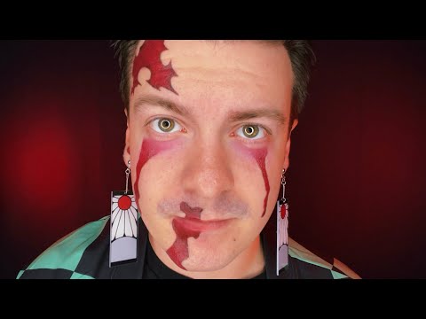 [ASMR] Tanjiro Kamado Bandages You Up After A Demon Attack | Demon Slayer Role Play | Visual ASMR