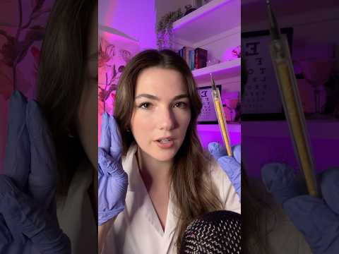 an asmr eye exam without ANY lights 🫶#asmr