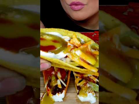 HOMEMADE CRUNCHY TACOS #asmr #taco #food