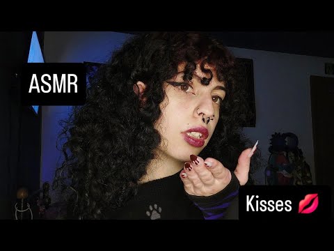 ASMR slow breathy Kisses & Mouth sounds + random triggers