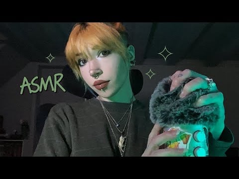 ASMR Fluffy Mic Cover Scratching | Mic Rubbing, Whispering
