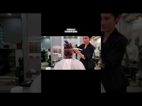 미용실ASMR 시각과청각의 활성화 #투블럭 파마 뽀글뽀글 ~Hair salon ASMR visual and hearing activation #Two-block perm
