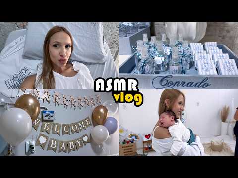ASMR Vlog do meu parto + ensaio newborn 📸