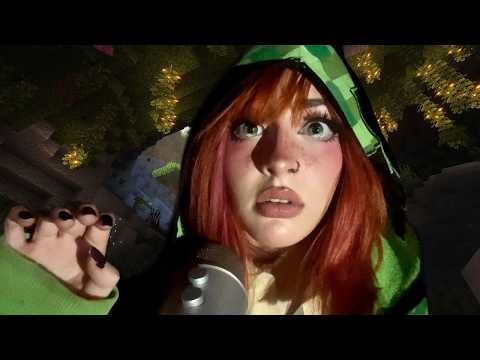 Minecraft ASMR | Meeting A Cute Creeper!💥