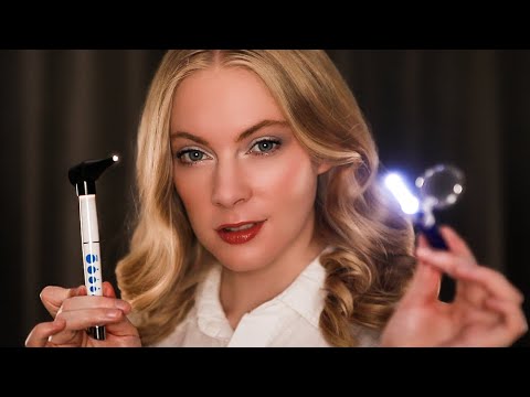 ASMR Ear Cleaning & Hearing Test with Fluffy Mics 🎧 Ear to Ear, Medical Roleplay, Binaural