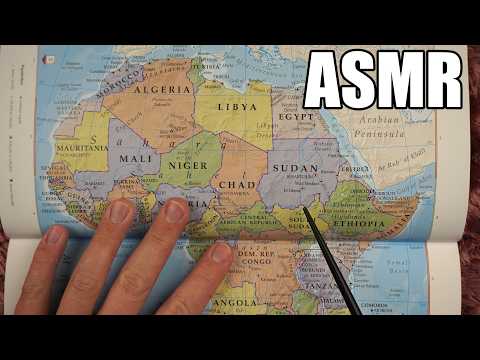 ASMR | Studying African Countries in the Rain