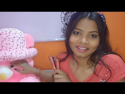 Asmr : applying henna on your hand