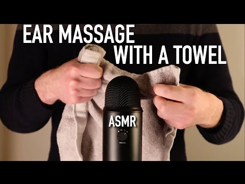 ASMR Tingly Ear Massage with a towel (No Talking)