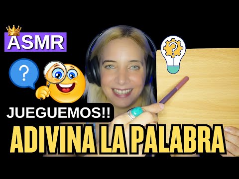 ASMR Juego ADIVINA LA PALABRA + Sonidos con GORROS de baño 🛁 Relajación & Cosquilleo ✨