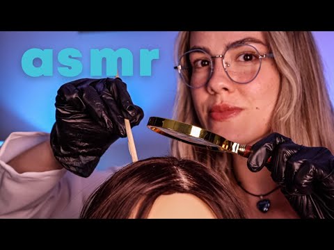 ASMR ROLEPLAY | Tricologista cuida da sua queda de cabelo 👩🏼‍⚕️💆🏻‍♀️ Voz suave e Personal Attention