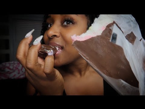 [ASMR] Angel Hair Dubai Chocolate Review ❗️🍫
