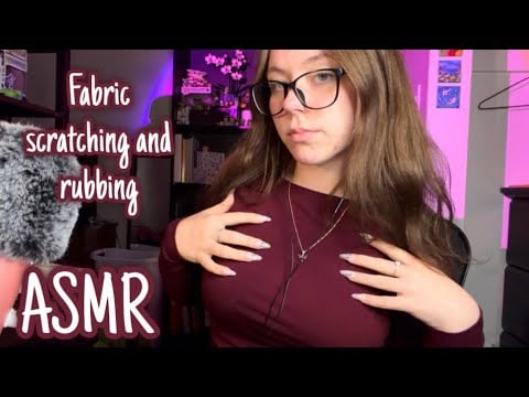 ASMR Fabric scratching and rubbing 