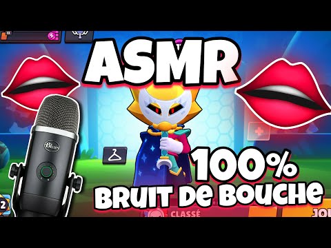 ASMR Français • BRUIT DE BOUCHE INTENSE POUR UN MAXIMUM DE FRISSONS SUR BRAWL STARS ! 👄💤
