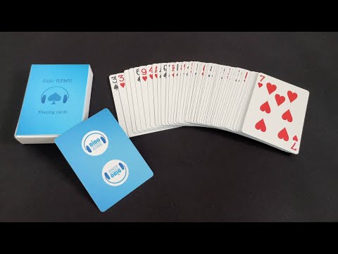 [ASMR] I Made My Own Playing Cards!