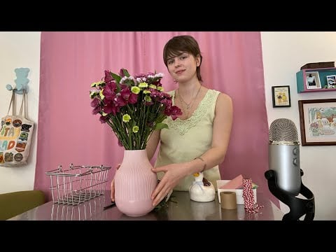 ASMR Florist Roleplay: Making a Bouquet for You