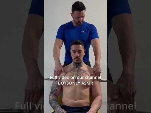 Victor is amazing | Body massage to The Sir 🤩 @BoysOnlyASMR  #massage #relax