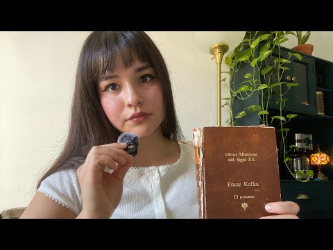 ASMR leyendo El proceso parte 2 (soft spoken y susurros) 