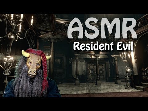 Visite immobilière du manoir de Resident Evil 1 [ ASMR français ]