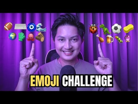 ASMR EMOJI CHALLENGE🚦For Relaxing and Sleeping RIGHT NOW
