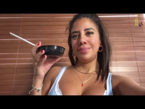 ASMR eat with me 