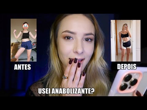 ASMR 🌧️ Respondendo perguntas POLÊMICAS sobre meu corpo.. como mudei tão rápido? contei tudo!