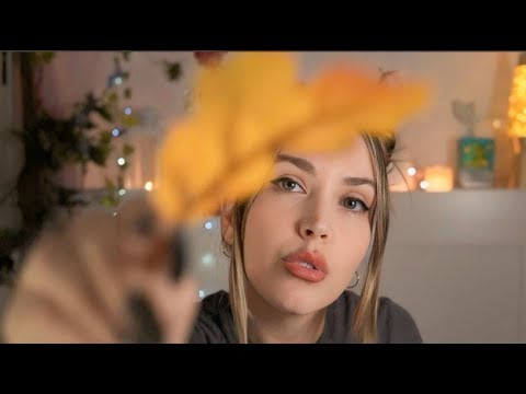 (Music) ASMR ¿Puedes SENTIR el aroma del OTOÑO?🍂Dulzura de calabaza y hojas que crujen al tacto🧡Cozy