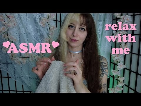 ASMR 💙 cozy towel scratching for a deep sleep