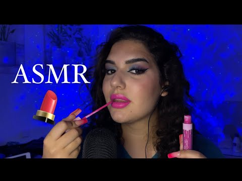 ASMR PROBANDO LABIALES QUE NO USO 😖