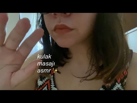 kulaklarına masaj yapıyorum asmr (türkçe asmr) fısıltı ve el sesleri