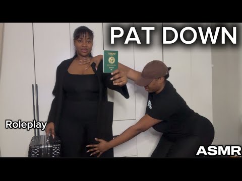 ASMR Fast & Relaxing Security -Inspired Pat Down Roleplay For Sleep /Detailed Check,Fabric Tracing