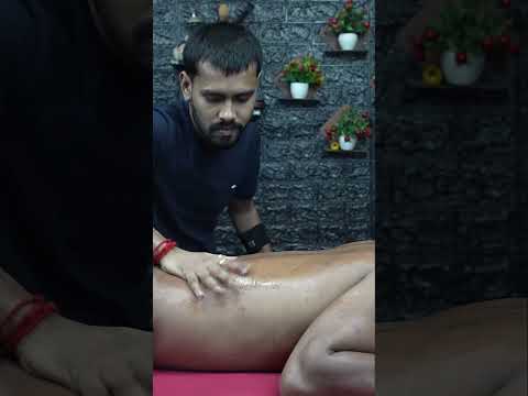 Back Body Oil Massage ASMR for Stress & Sleep | August 2025 #shorts