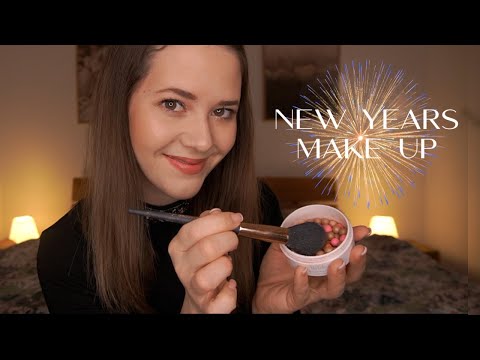 ASMR NEW YEAR´s MAKE UP ✨ Sanfter Make up Look mit TAPPING & WHISPERING | ASMR in German/Deutsch