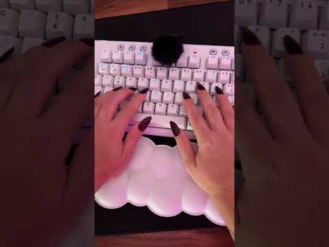 Prefieres la IA o el sonido real? 🤔 #asmr #teclado #IA #relax
