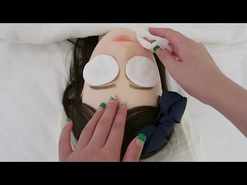 *ASMR* Relaxing Facial Treatment + Scalp Massage (NO TALKING)