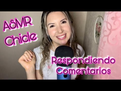 ASMR Chicle y Respondo Comentarios | Gum Chewing and Whisper | ASMR en Español