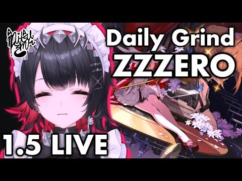 Sleepy Game Grind ~ 【 ZENLESS ZONE ZERO 】❤︎【 ELLEN JOE Vtuber Model, ASMR Voice 】
