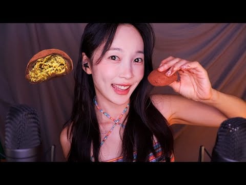 ASMR 쫀득 바스락 쫠깃 😋두바이 쫀득 쿠키 먹방인데 아주... 깔.끔.한