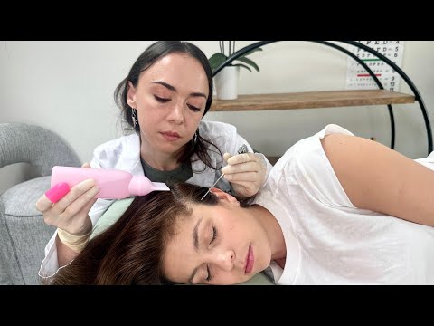 ASMR Scalp Check Tingles -Hair Brushing [Real Person] Sensitivity Tests |  Medical Exam & Treatment